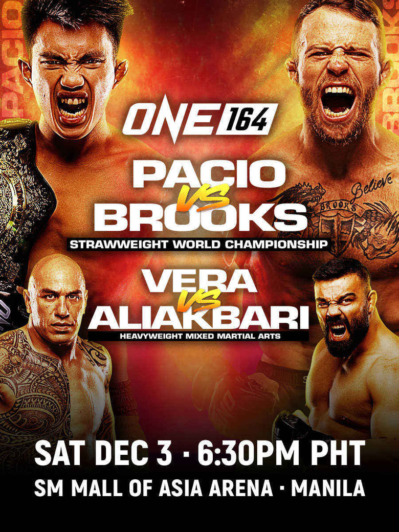 ONE 164: Pacio vs. Brooks poster background