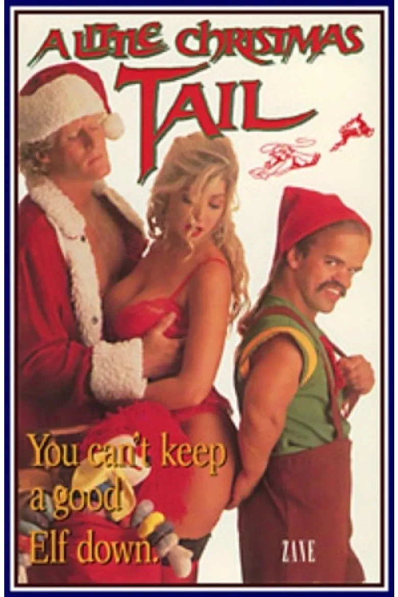 A Little Christmas Tail poster background