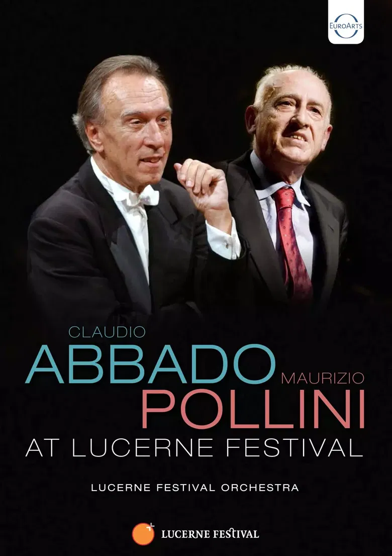 Claudio Abbado and Maurizio Pollini at Lucerne Festival 2004 poster background