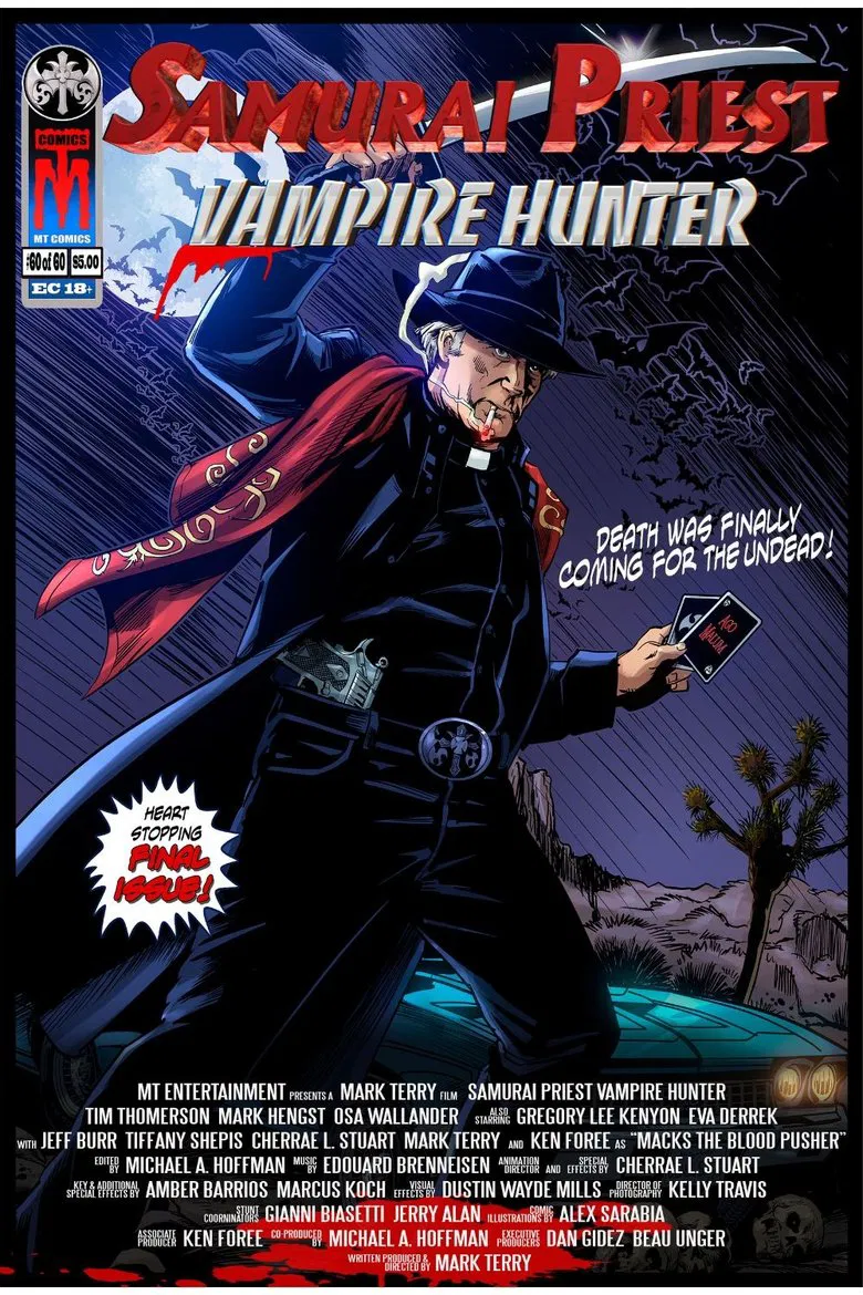 Samurai Priest Vampire Hunter poster background