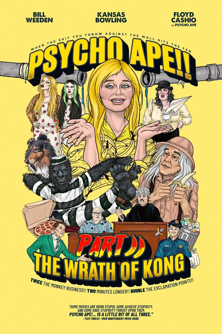 Psycho Ape!! Part II: The Wrath of Kong poster background