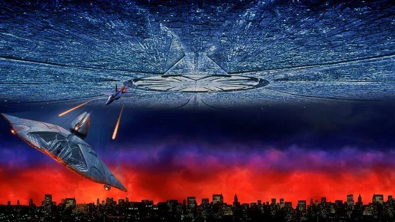 President Whitmore gives his famous speech before the final battle