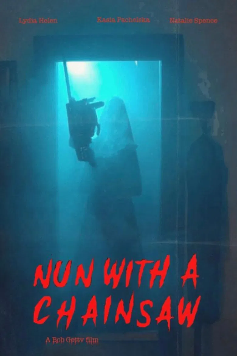 Nun With a Chainsaw poster background