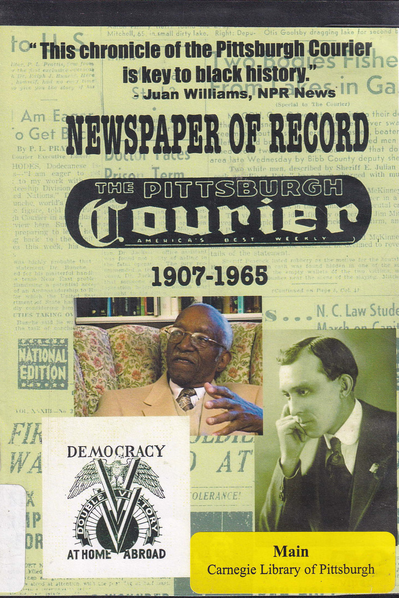 Newspaper of Record: The Pittsburgh Courier 1907-1965 poster background