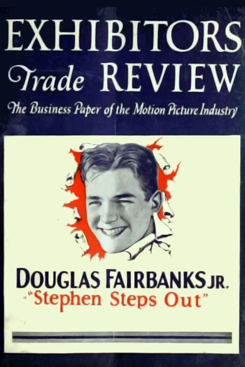 Stephen Steps Out poster background