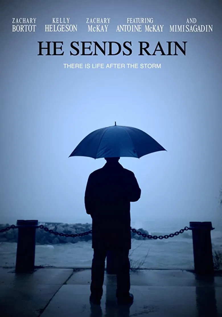 He Sends Rain poster background
