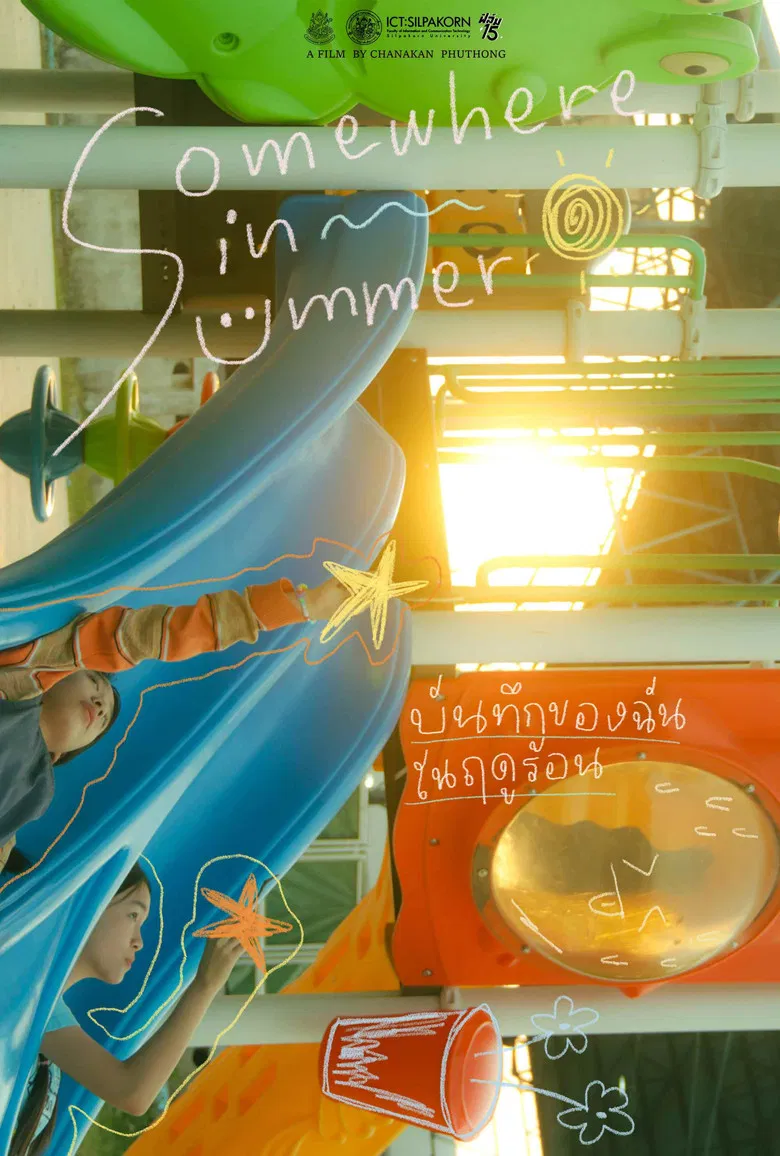 Somewhere in Summer poster background