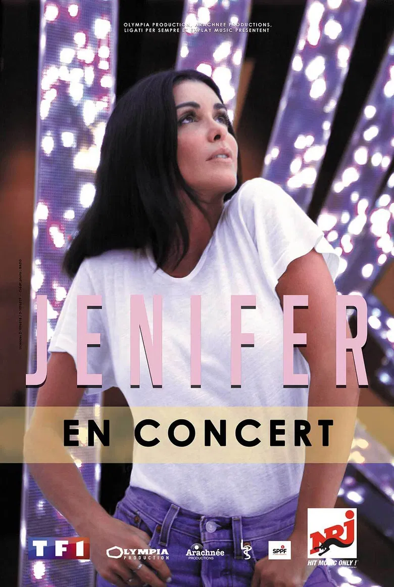 Jenifer à l'Olympia poster background