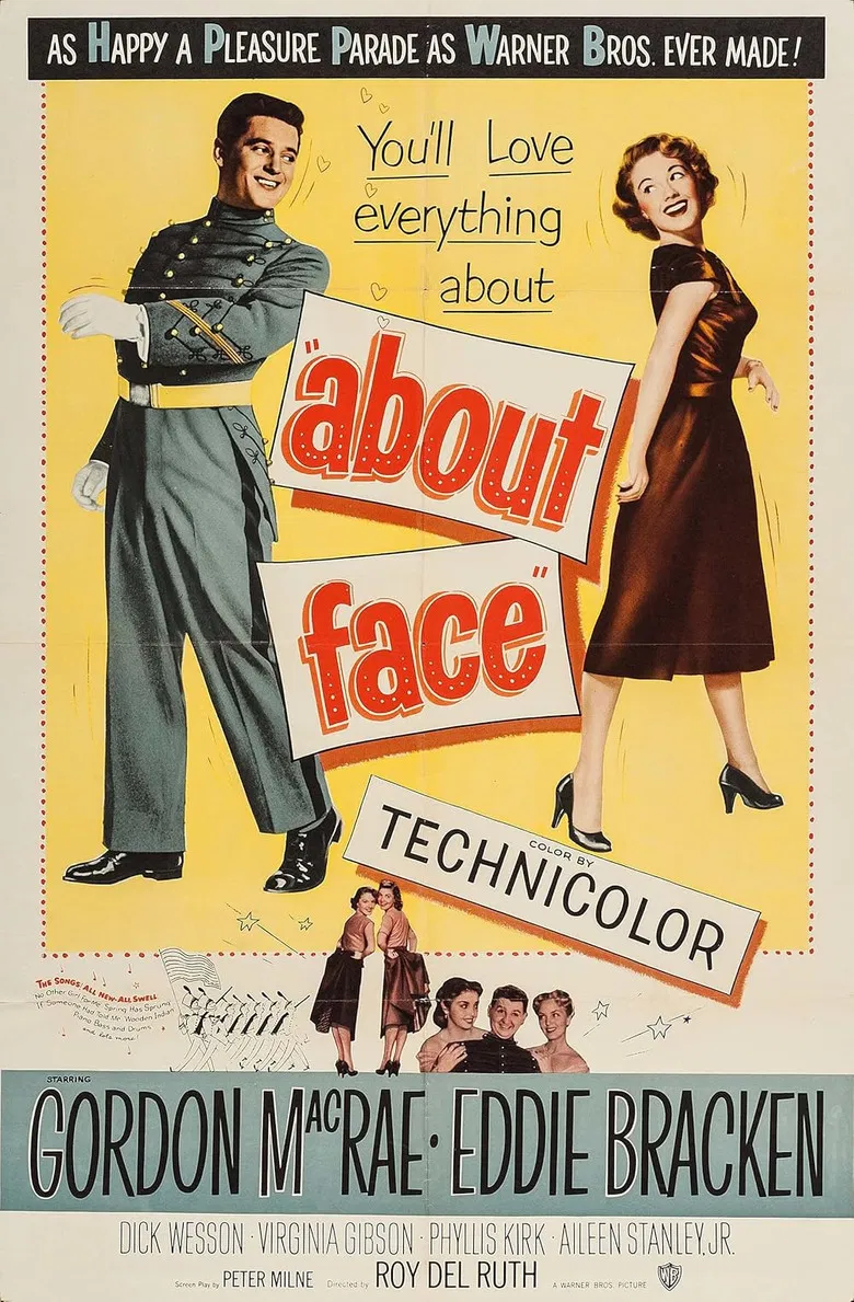 About Face poster background