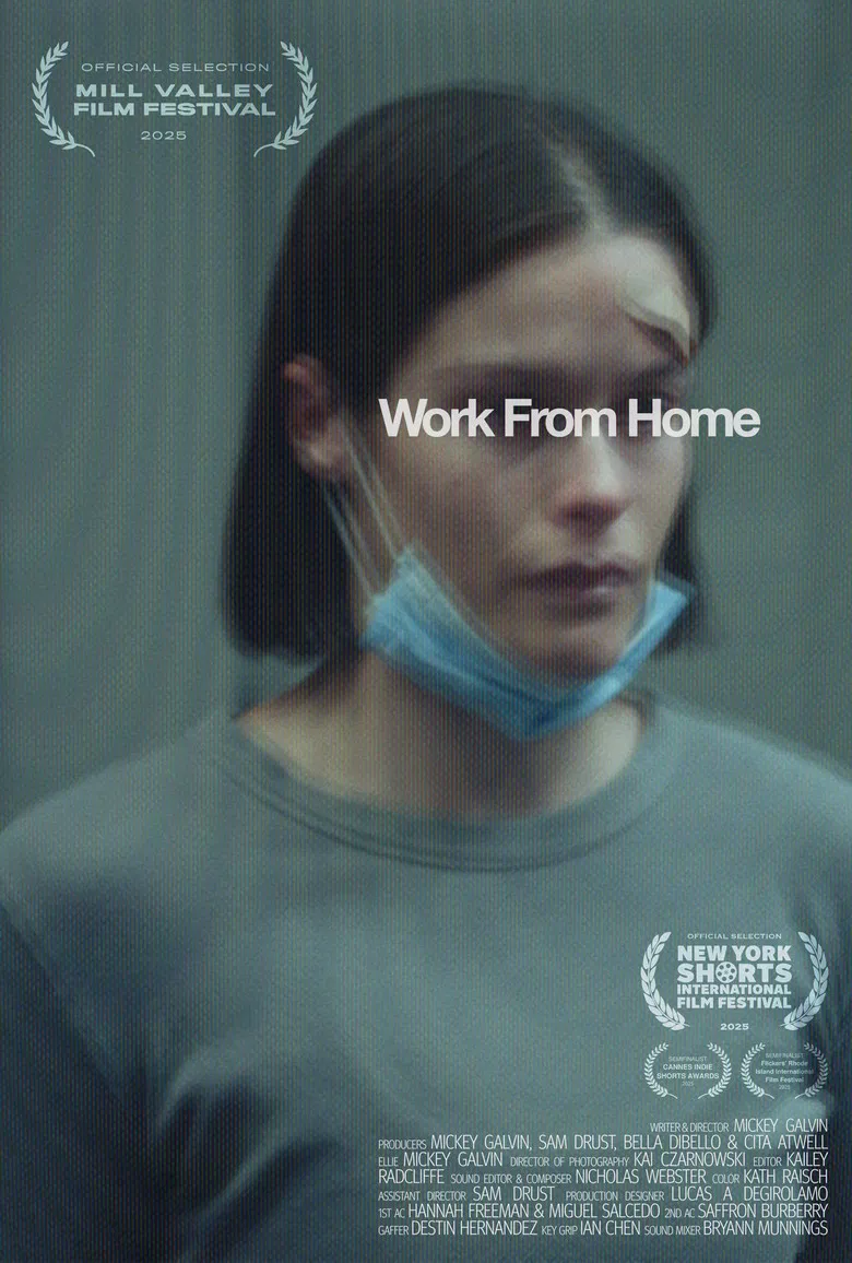 Work From Home poster background