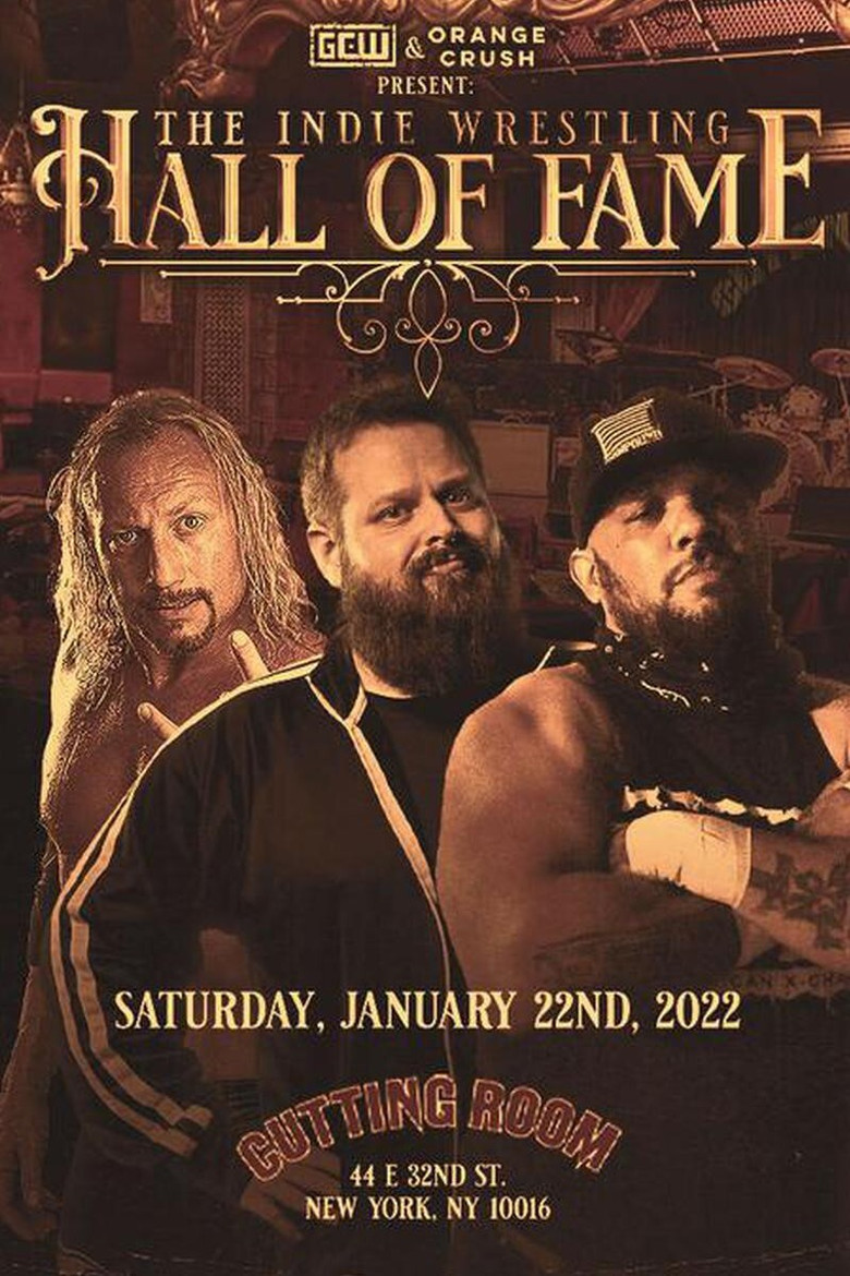 GCW The Indie Wrestling Hall of Fame poster background