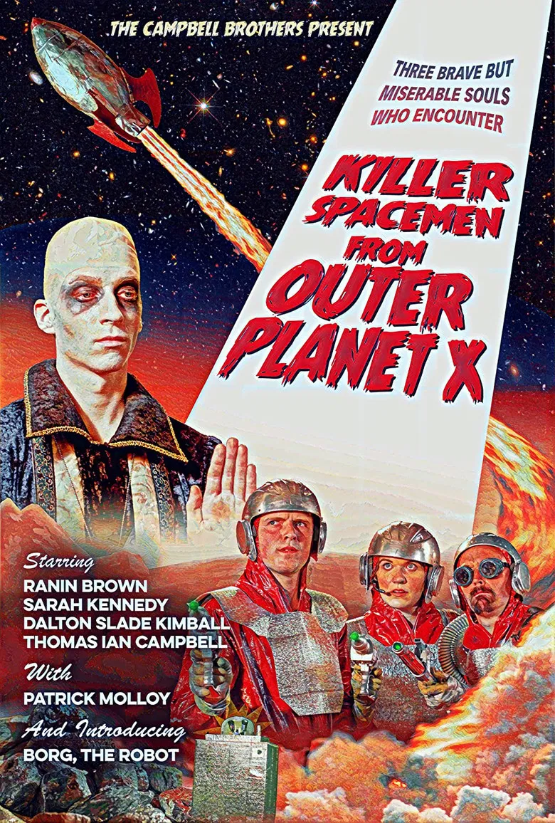 Killer Spacemen from Outer Planet X poster background