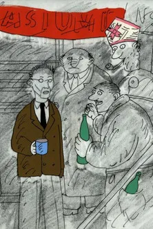 Departure poster background