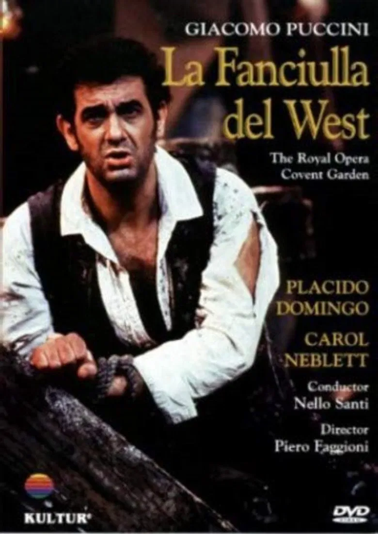 Puccini's La Fanciulla del West poster background