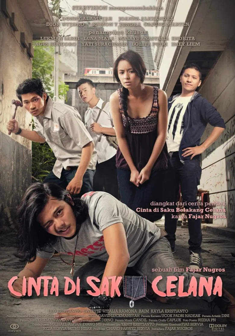 Cinta di Saku Celana poster background