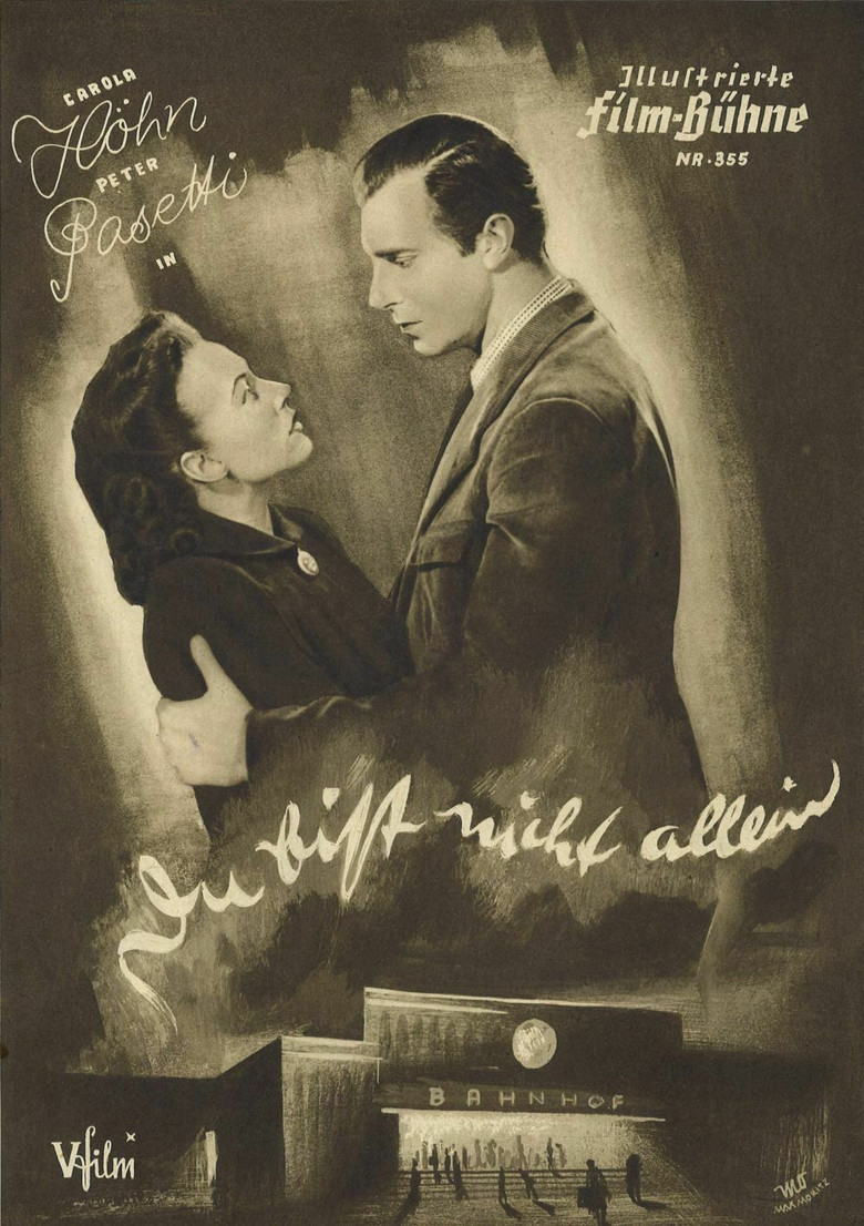 Du bist nicht allein poster background