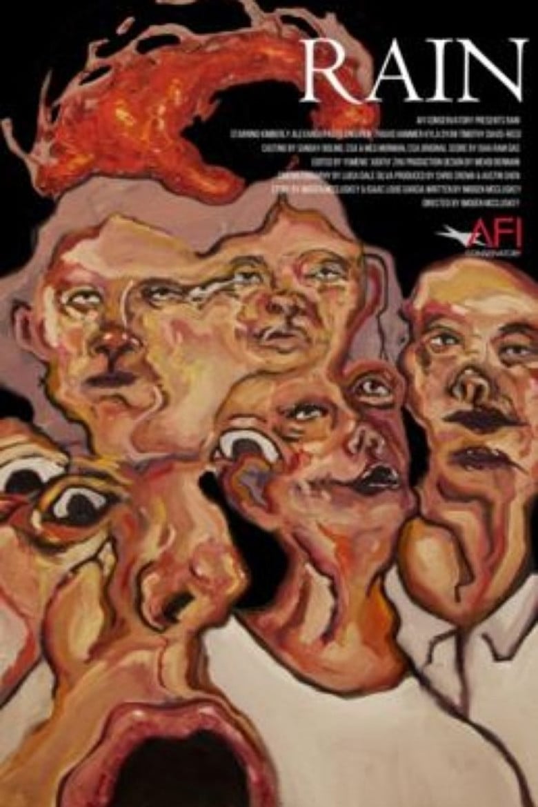 Rain poster background