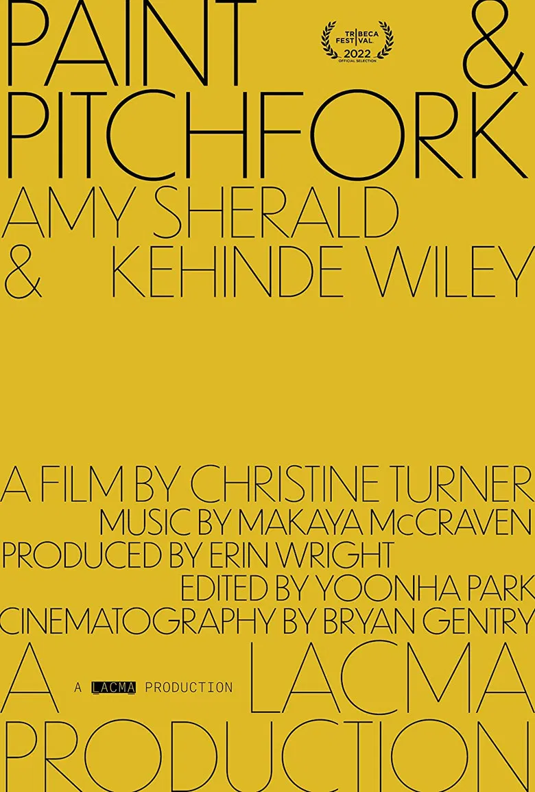 Paint & Pitchfork poster background