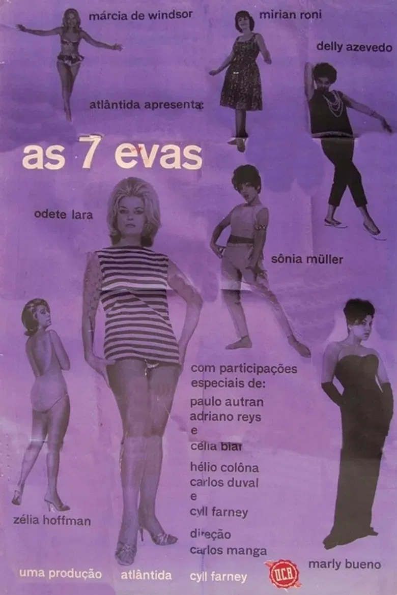 As Sete Evas poster background