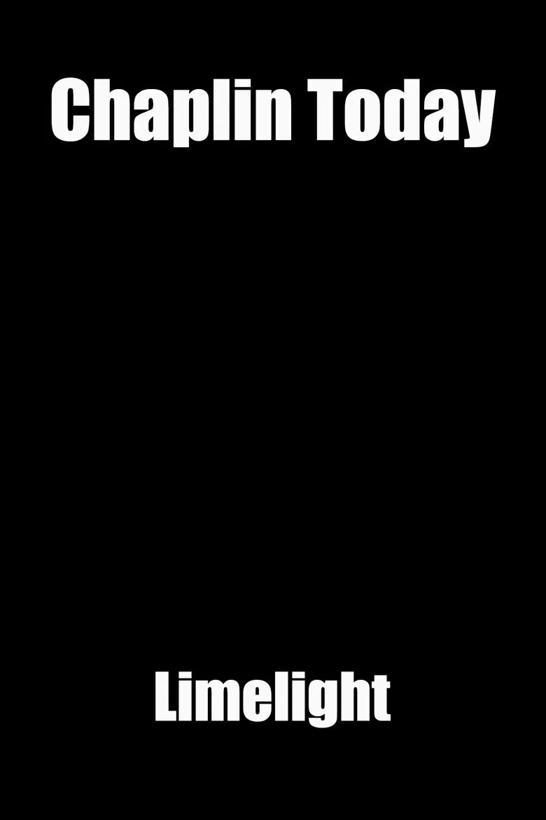 Chaplin Today: Limelight poster background