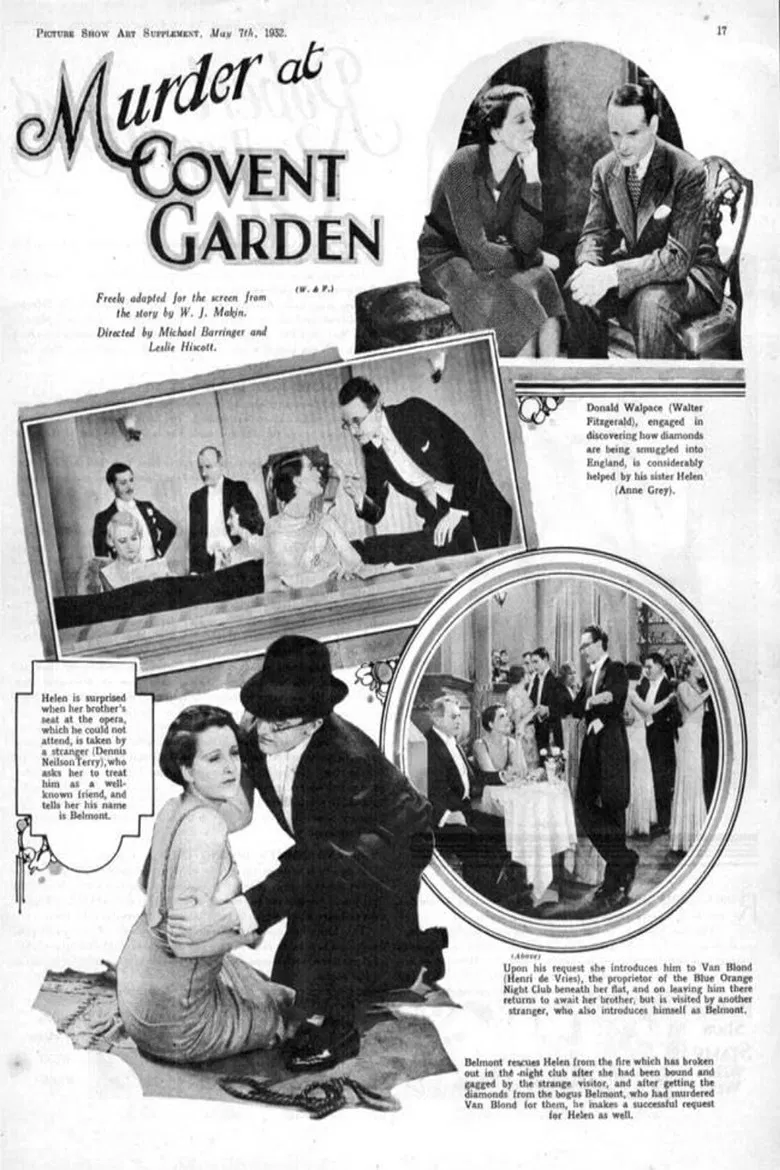 Murder at Covent Garden poster background