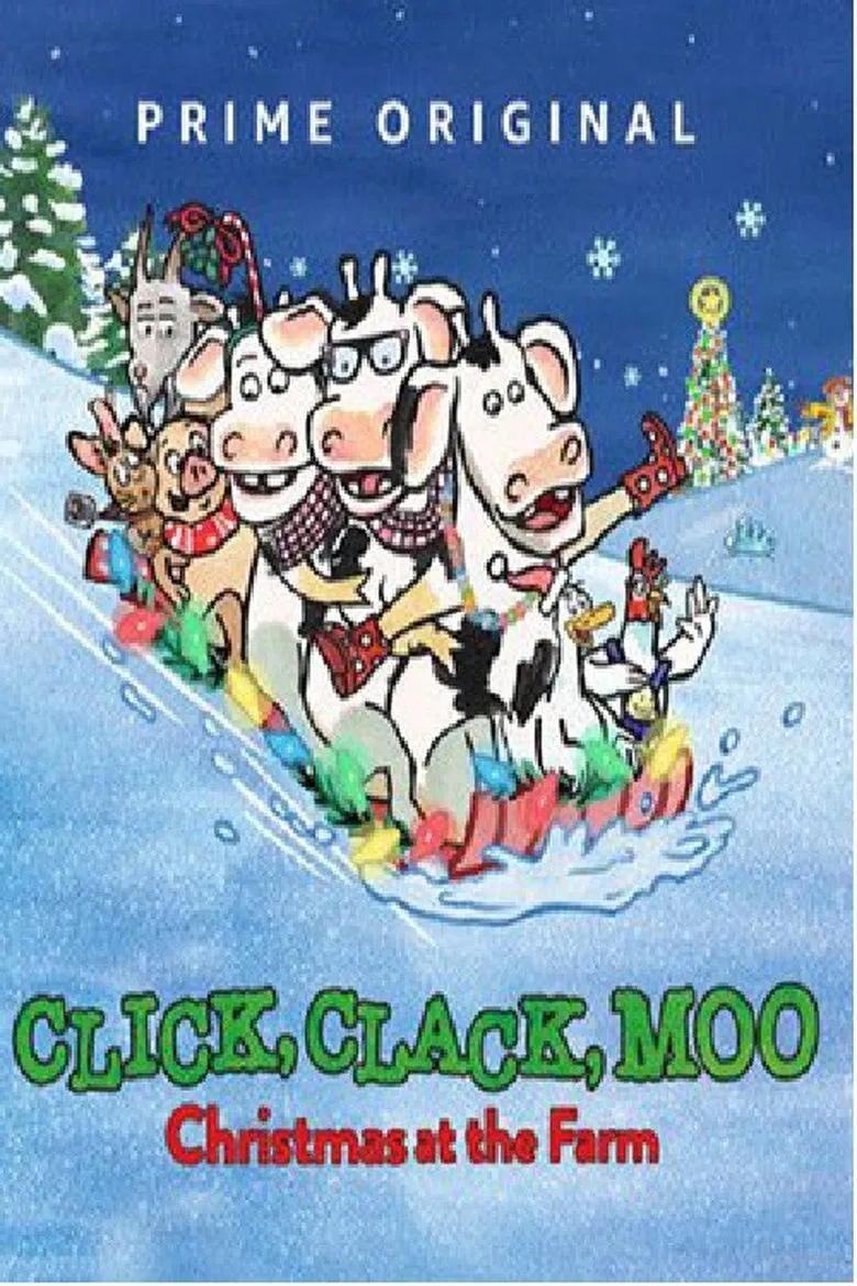 Click, Clack, Moo: Christmas at the Farm poster background