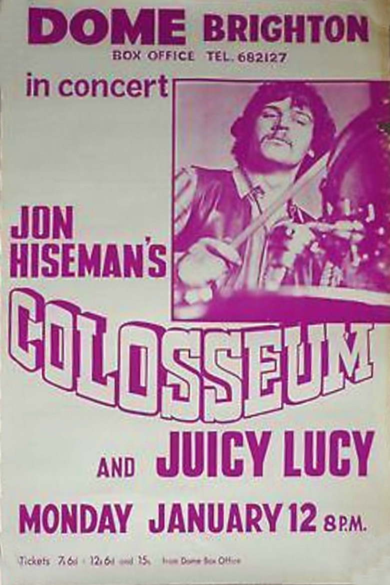 Colosseum and Juicy Lucy poster background