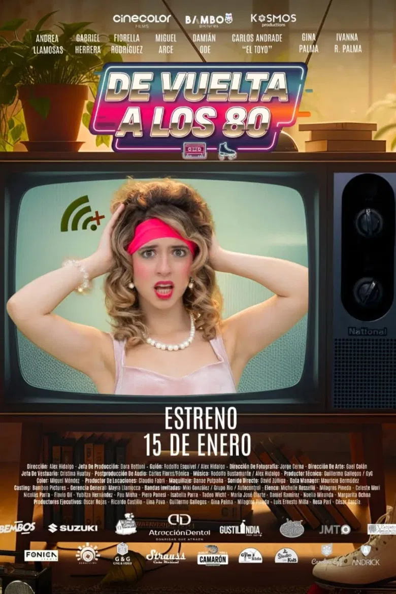 De vuelta a los 80 poster background