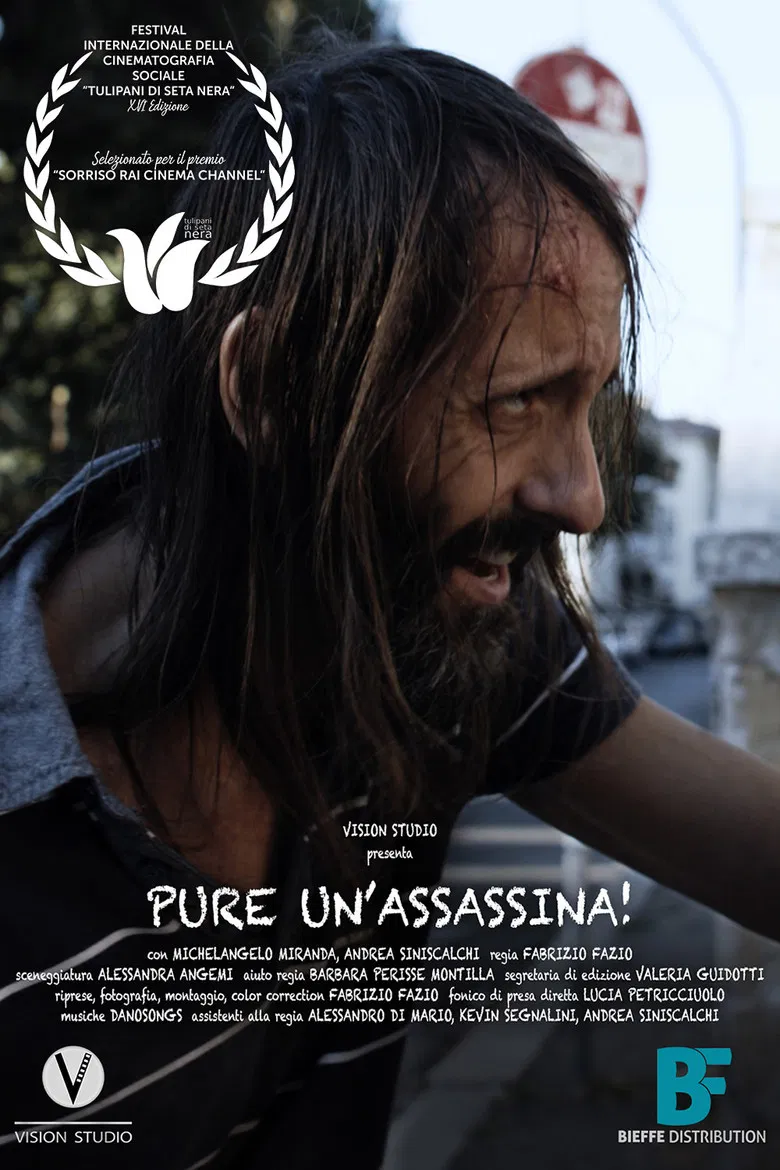 Pure un'assassina! poster background