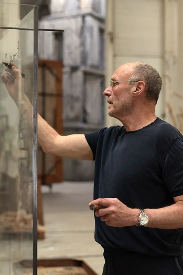 Anselm Kiefer: Remembering the Future poster background