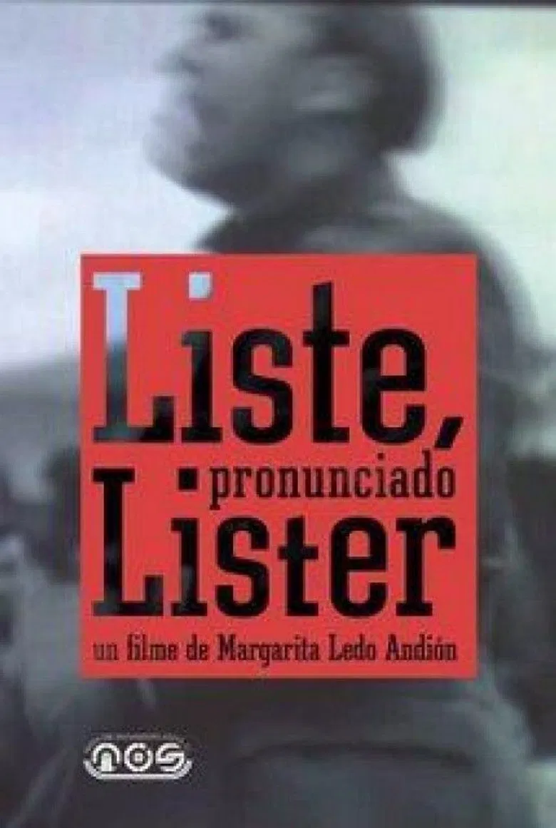 Liste, pronunciado Líster poster background
