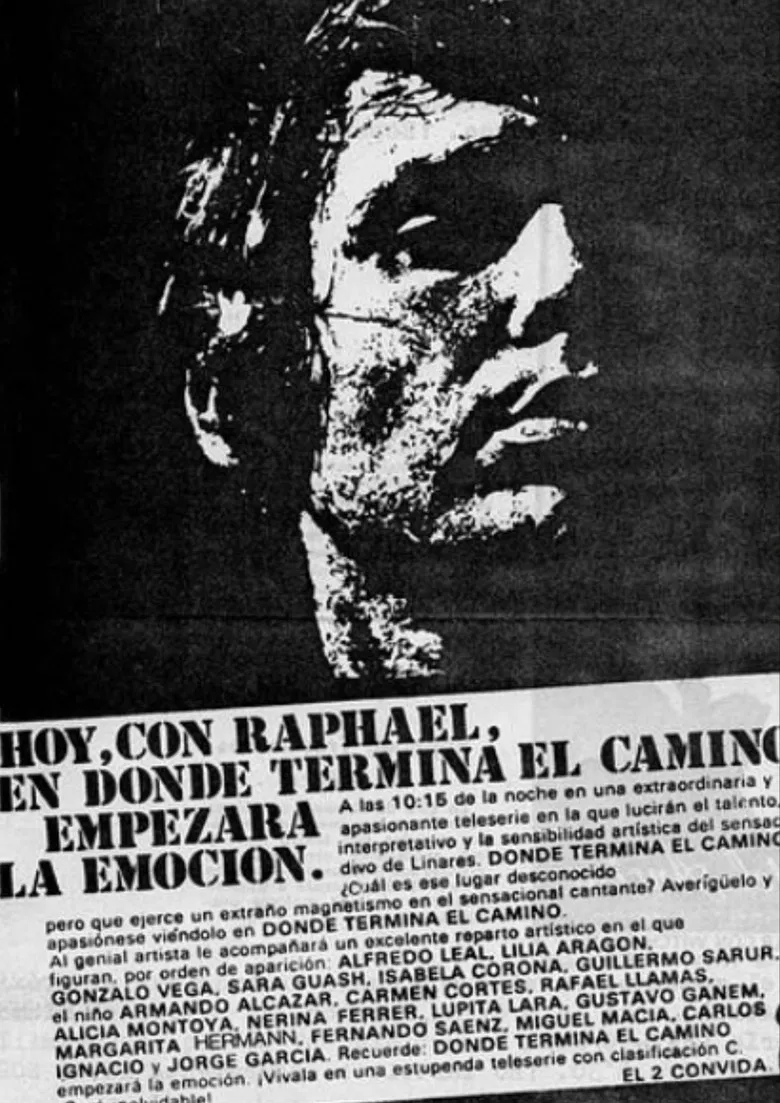 Where the road ends poster background