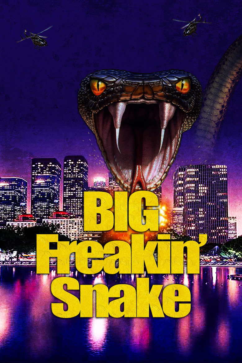 Big Freakin' Snake poster background