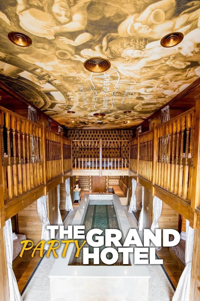 The Grand Party Hotel poster background