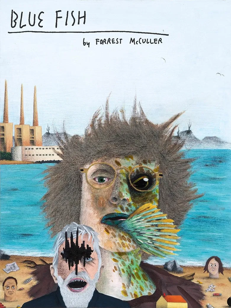 Blue Fish poster background