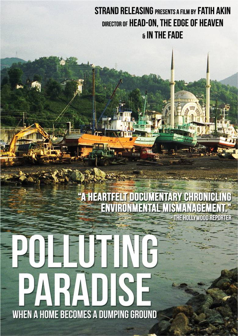 Polluting Paradise poster background