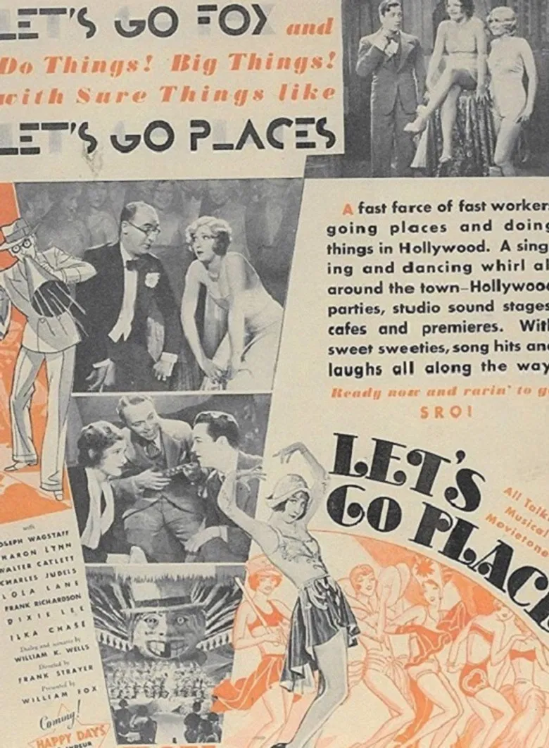 Let's Go Places poster background