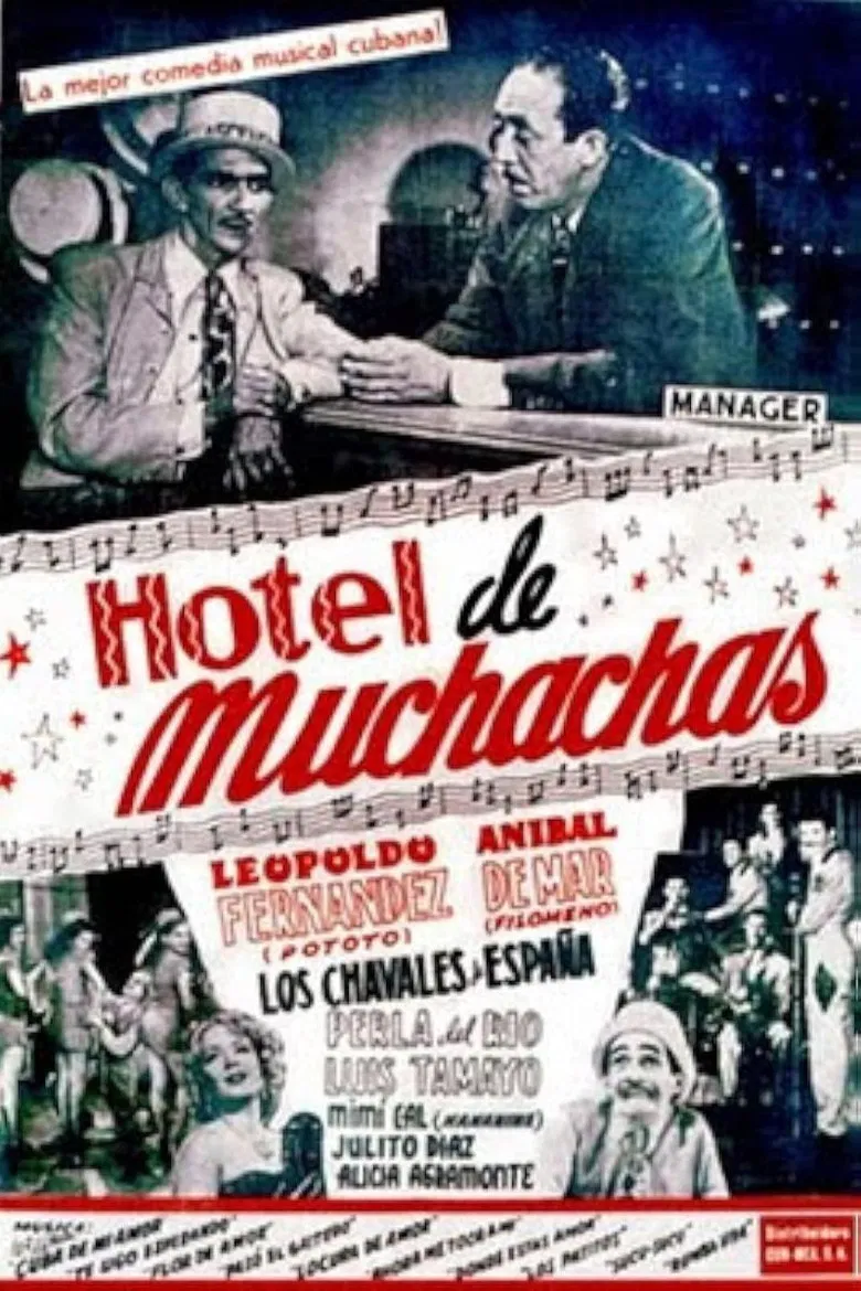 Hotel de muchachas poster background