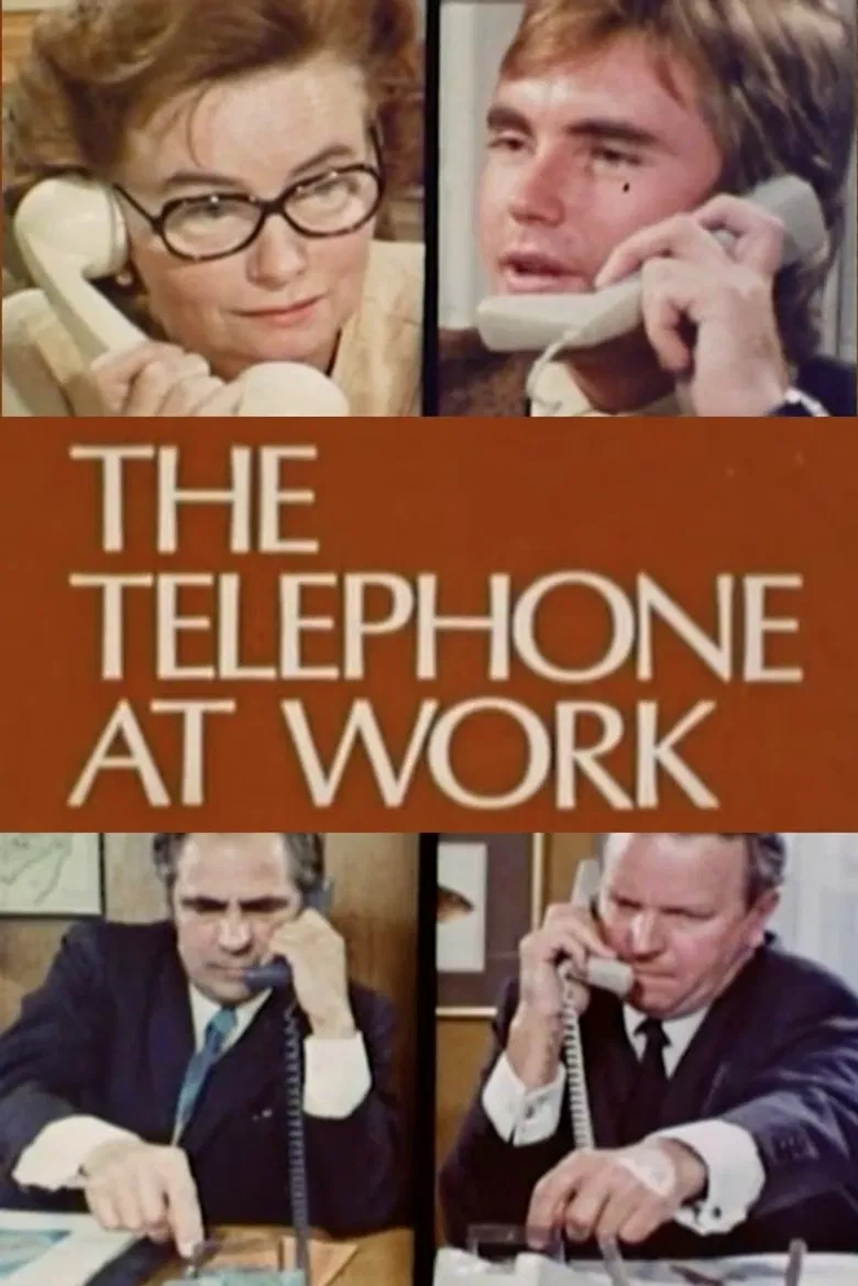 The Telephone at Work poster background