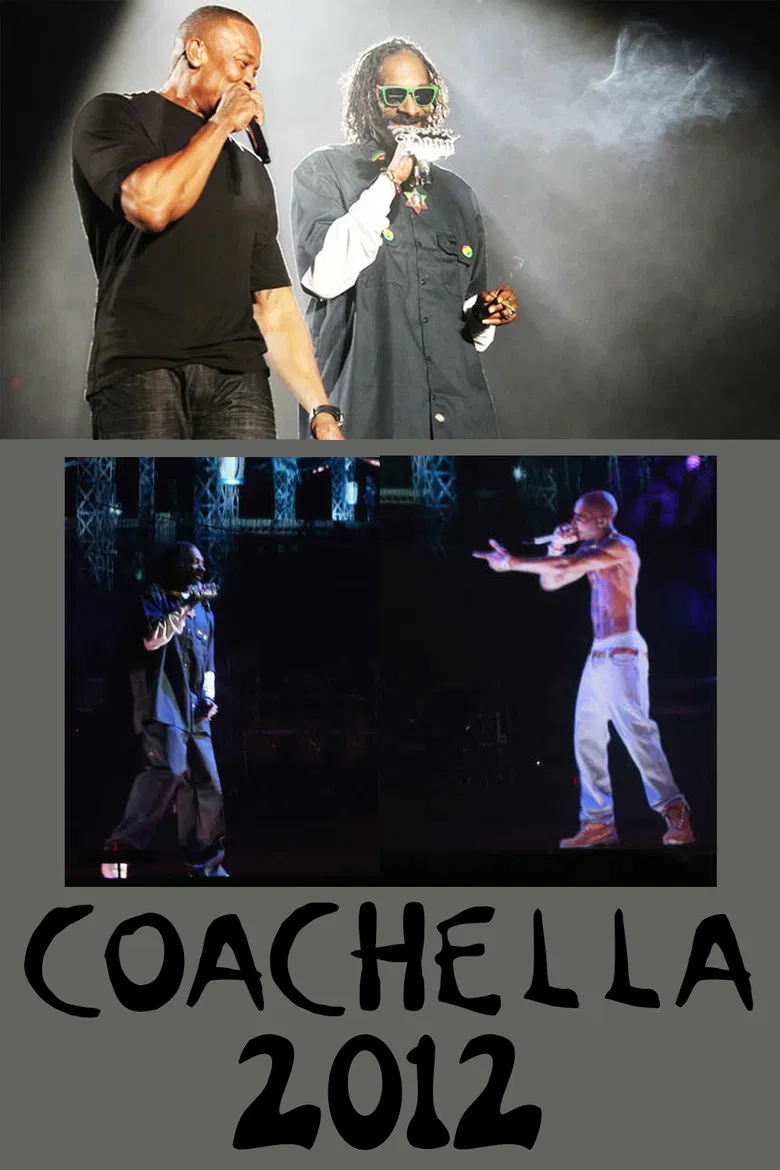 Dr. Dre and Snoop Dogg at Coachella 2012 poster background