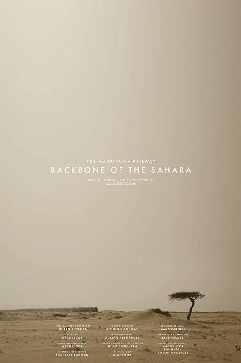 The Mauritania Railway: Backbone of the Sahara poster background