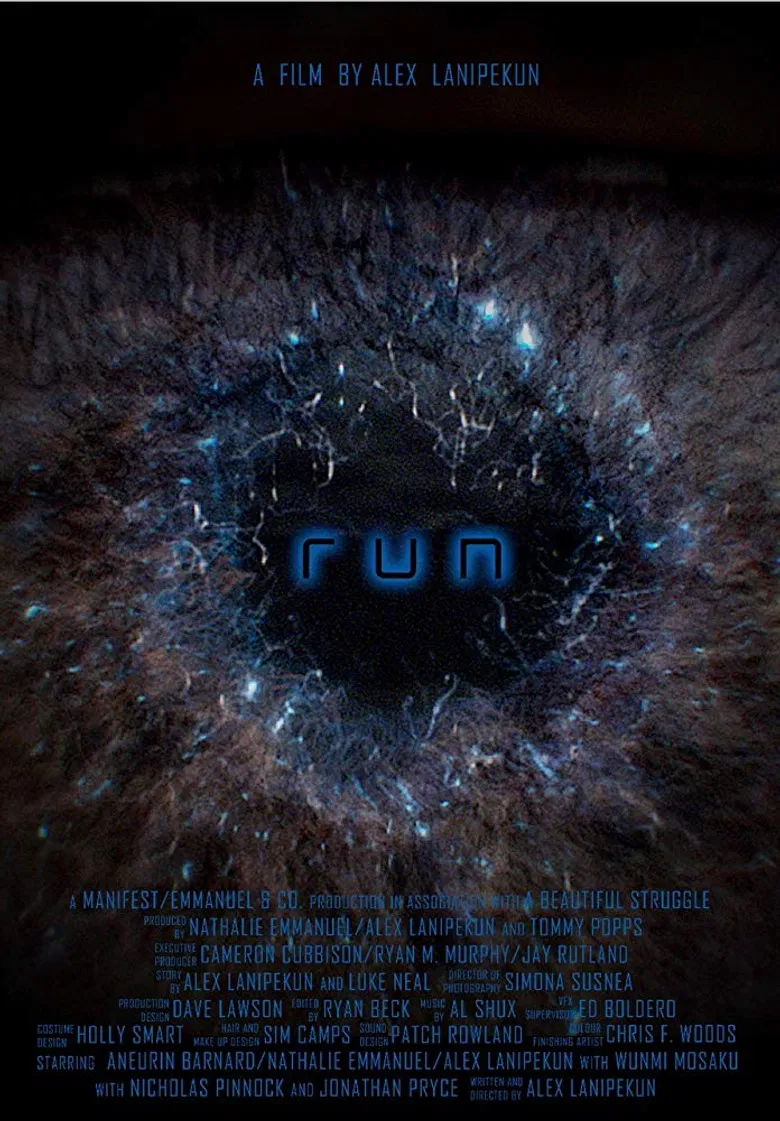 Run poster background