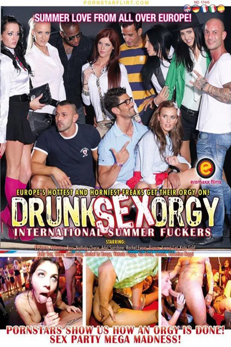 Drunk Sex Orgy: International Summer Fuckers poster background