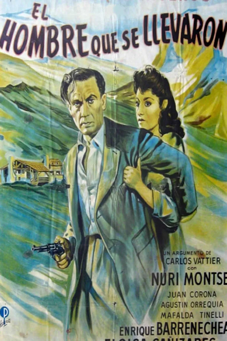 El hombre que se llevaron poster background