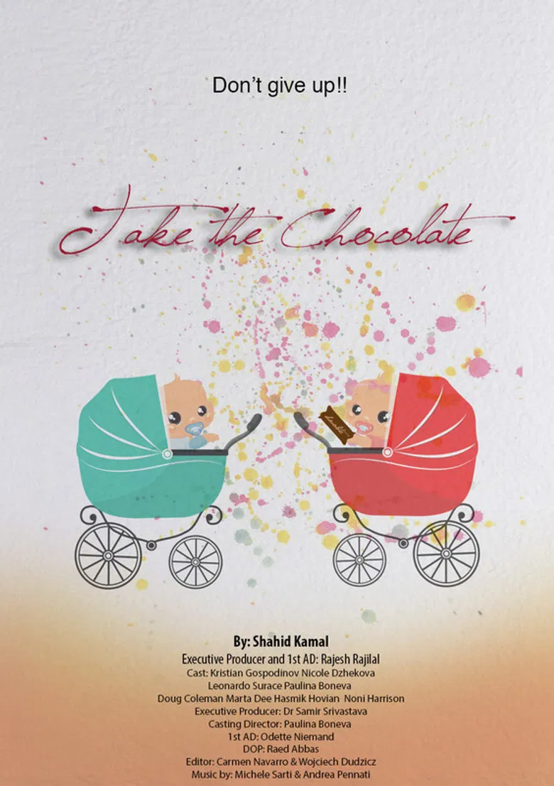 Take The Chocolate poster background