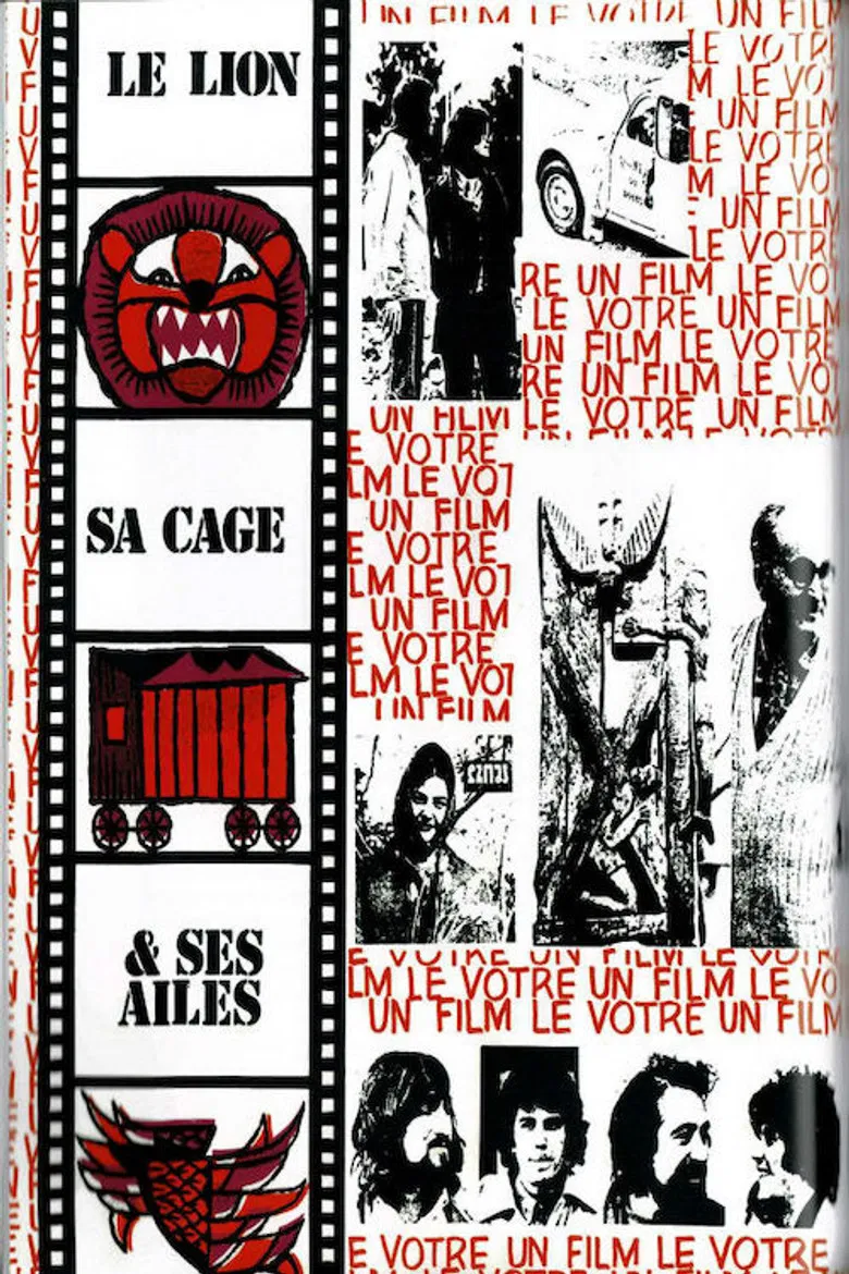 Le lion, sa cage et ses ailes poster background