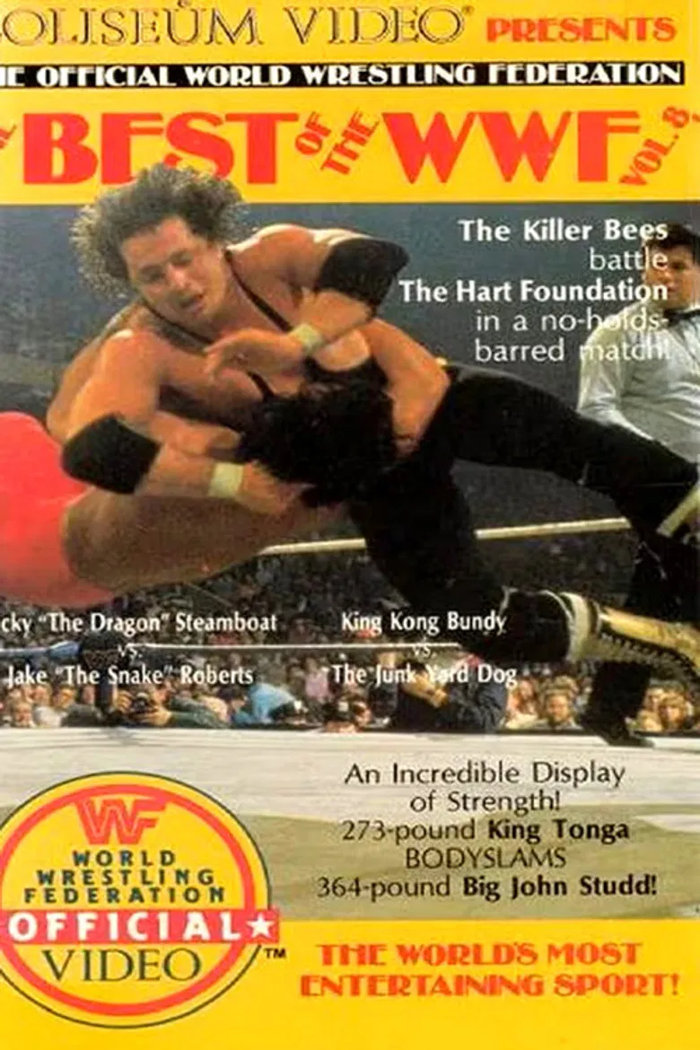 The Best of the WWF: volume 8 poster background