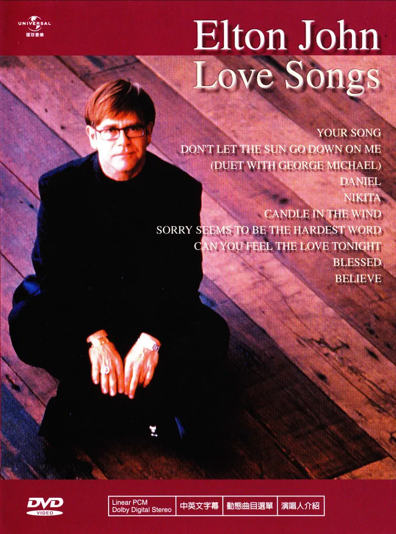 Elton John: Love Songs poster background