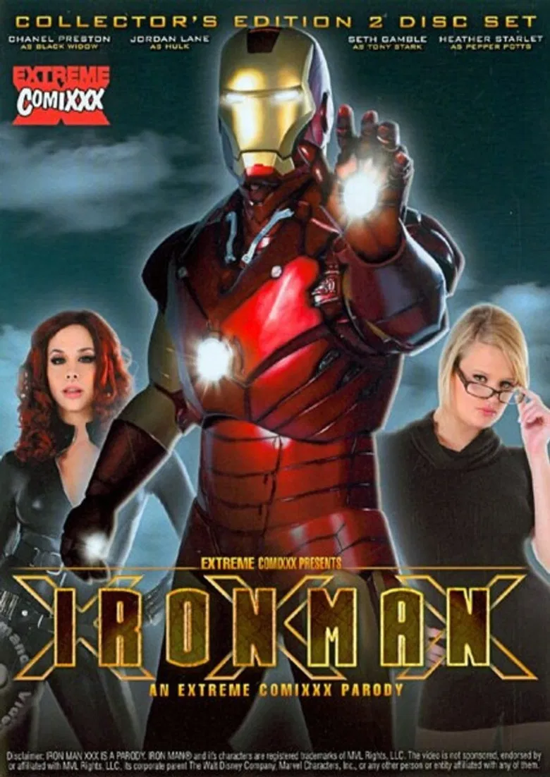 Iron Man XXX: An Extreme Comixxx Parody poster background