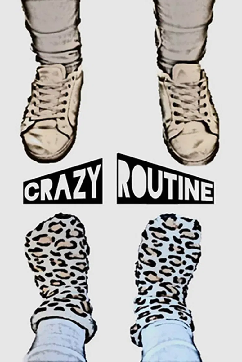 Crazy routine poster background